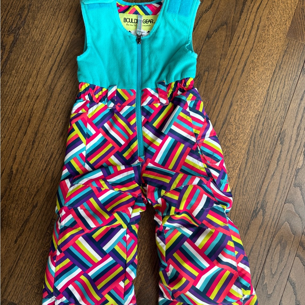 Boulder Gear Colorful Kids' Snowsuit bibs 2T